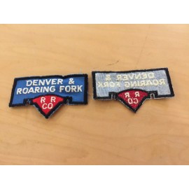 DENVER AND ROARING FORK RAILROAD CO   VINTAGE PATCH, NEW OLD STOCK, 1960'S