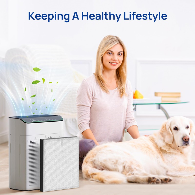 MR5866 Air Purifier Replacement Filter, True HEPA Filter Compatible with