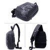 FANDARE Herren Brusttasche, Sling Bag Rucksack, Umhängetasche Messenger Bag Schultertasche