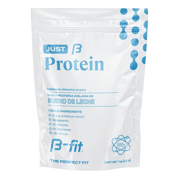 B-FIT B Just Protein 100% Pura 1 Kg 33 Servicios