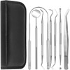 Professional Dental Tools Kit, Dental Oral Kit with Pouch (7