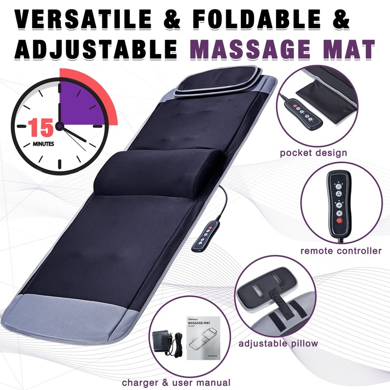 comrelax Full Body Massage Pad- Pressure and Vibration Stretching Body
