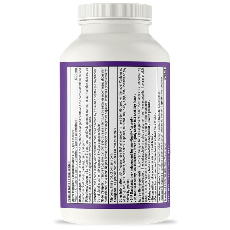 AOR - Vitamin C - 300 Capsules