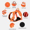 WINHYEPET No-Pull Dog Harness,Adjustable Outdoor Vest Reflective Nylon Soft Pet