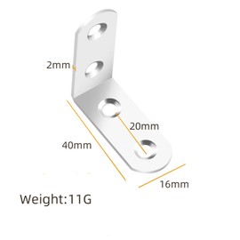 Yuiturt 12 Pcs Stainless Steel L Shape Corner Brace Bracket, Joint Right Angle Bracket, 90 Degree Corner Connectors for Shelves, Furniture, Wood, with 48 Screws (Silver)