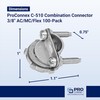 SIGMA ENGINEERED SOLUTIONS ProConnex C-510 Combination Connector 3/8" AC/MC/Flex 100-Pack