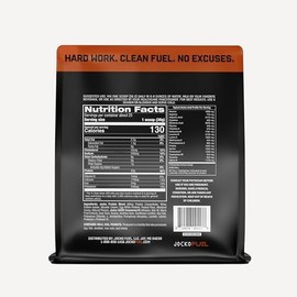 Jocko Fuel Proteína de suero de leche Mlk en polvo, 22 g, mezcla de frutos del monje, baja en azúcar - Recuperación y crecimiento muscular. El envase