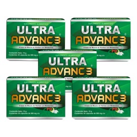 Ultra Advance Verde Duerme Sin Dolor 30 Caps Original 5 Pack