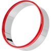 3.5 Inch Round Cookie Cutter with Red Top Rubber Protection,