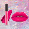 Velvet Matte Bright Hot Pink Liquid Lipstick, Waterproof Quick-Drying Non-Sticky