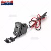 SI Dual USB Charger Socket LED Voltage Voltmeter Rocker Switch