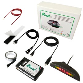 Proxel - Electromagnetic Parking Sensors Invisible, Front, EPS-FRONT 4.0 with Display, Without Drilling the Bumper, Universal and Original Kit