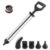 Mortar Pointing Grouting Gun, Cement Caulking Pump with 5 Nozzles