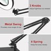 12X Magnifying glass with Light and Stand,5 Inches 2-in-1 Lighted