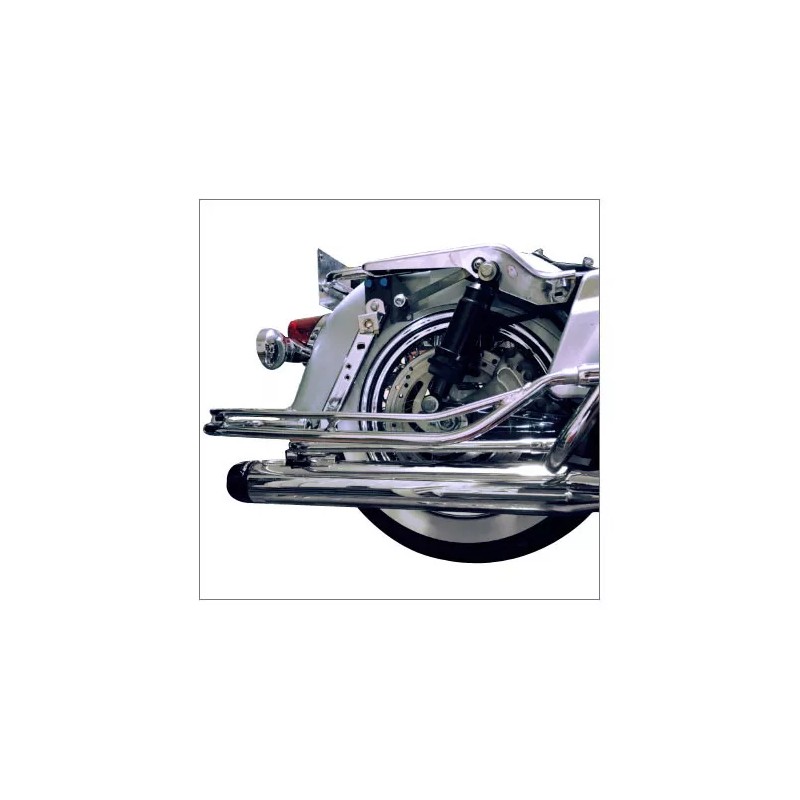 Cavalry Nostalgic Saddlebag Guard Rails - 98-08 Harley Davidson Road