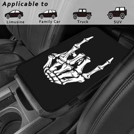 Skeleton Hand Vehicle Center Console Armrest Cover Pad Soft Console Cushion