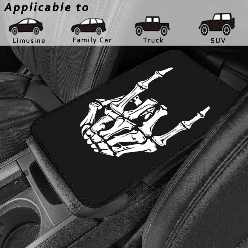 Skeleton Hand Vehicle Center Console Armrest Cover Pad Soft Console