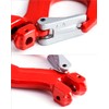 QWORK 5/16" Clevis Slip Hook with Latch, 2 Pack, 2470