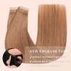 YDDM Tape-In Real Hair Extensions, 20 Pieces, 40 cm, 40