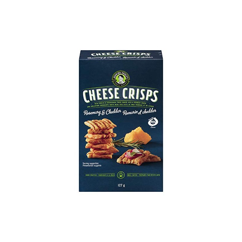 John Wm. Macy's Cheddar Rosemary Cheesecrisps, 127 Grams