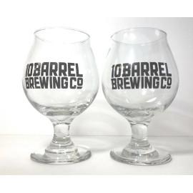 10 Barrel Brewing Co 16 oz Snifter Glass - Set of Two (2) Glasses - New & F/S
