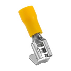 Heschen male multi-stack disconnector spade crimp terminal yellow, PBDD-L, 100 pcs