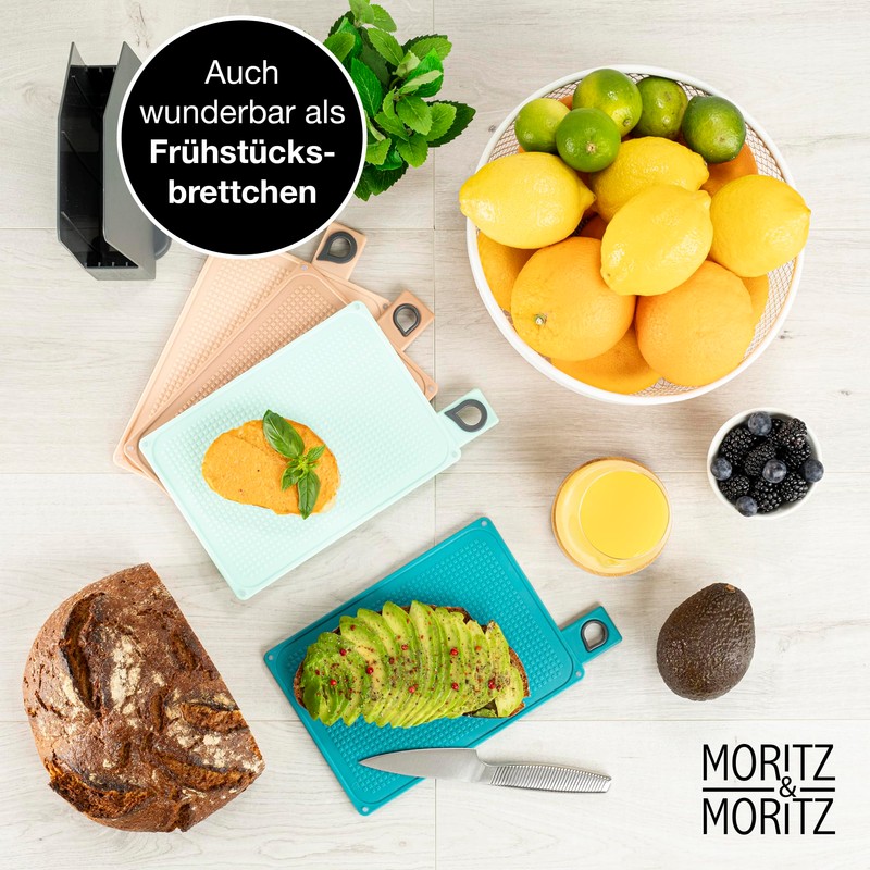 Moritz & Moritz 4 x Breakfast Boards, Dishwasher Safe, 20.5