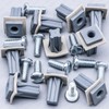 Rexka 10 Sets M6-1.0 License Plate Mounting Clips Screw Kit