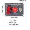 12V Ignition Switch Panel for Racing Car Ignition Starter Switches