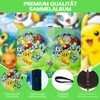 Freyauga Trading Card Album, 4 Pockets Cards Scrapbook Collector's Book