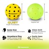 Silent Pickleball Balls - Quiet Foam Pickleballs for Indoor and