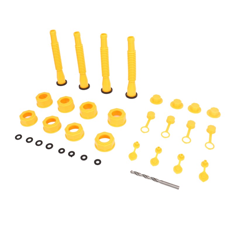 Gas Can Spout Replacement Kit 8mm Drill Bit Anti Overflow