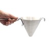 Chinese Stainless Steel Kitchen Strainer Deep Conical Sauce Filter Strainer