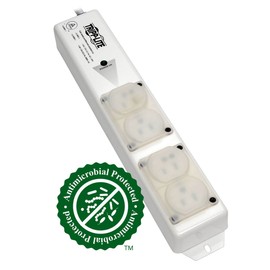Tripp Lite Medical-Grade Power Strip, 4 15A Hospital-Grade Outlets, 15 ft. Cord, UL 60601-1 (PS-415-HGULTRA)