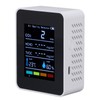 White Infrared CO2 Detector Realtime Reading Accurate Carbon Dioxide Temperature