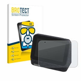 BROTECT Anti-Glare Protective Glass for Lenovo Smart Clock 2 Protective Film Tempered Glass Matt [Extremely Scratch-Resistant 9H, Anti-Reflection, Anti-Fingerprint]