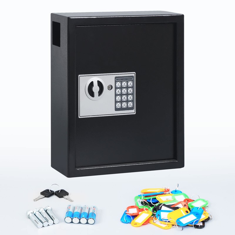KYODOLED Electronic 40 Keys Cabinet Wall Mount, Digital Key Safe