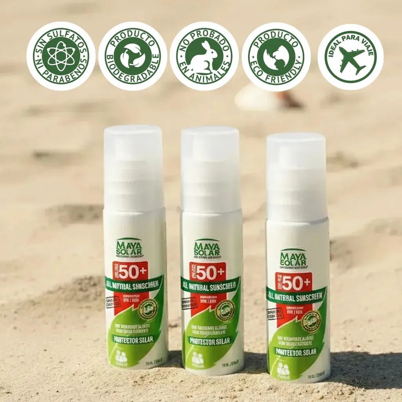 3 Pack 75ml Cu Protector Solar Maya Solar Fps50 Para