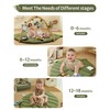 Blissful Diary Baby Play Gym & Activity Mat, Oversize Leaf