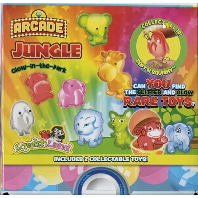ORB Arcade JUNGLE Glow in the Dark Figure Surprise Capule