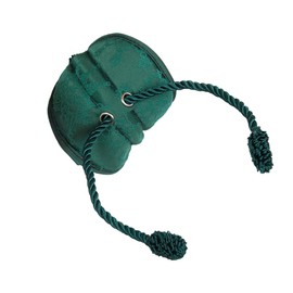 VILLAGE LIGHTING COMPANY [Garland Ties for Banister] - Railing Protecting Holiday Garland Ties - Padding Prevents Scratches and Rubber Holds in Place - Decorative Hanger for Seasonal Garlands (Green)
