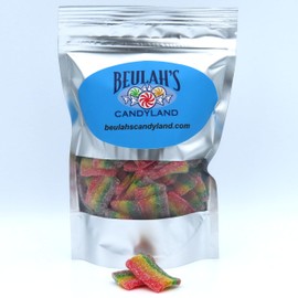 Beulah's Mini Sour Rainbow Belt Bites, 1 Pound Package, 80 Pieces of Candy