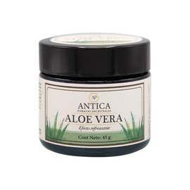 ANTICA Pomada de Aloe Vera 45 g c/u, Paquete de 6 pzas Bálsamo Corporal con Sábila, Manzanilla, Jojoba, Aceite de Oliva y Mentol, Efecto Refrescante