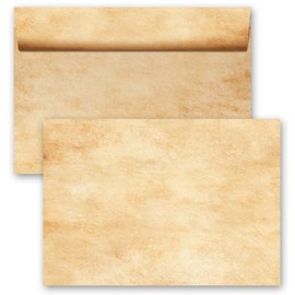 Motif envelopes Old Paper Old Style, Parchment 10 envelopes DIN C6 (162x114 mm) | Paper-Media