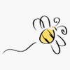 Bumble Bee Bumper Sticker Vinyl Decal 5 inches