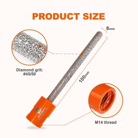 Diamond Joint Cutter 8 mm x 100 mm for Angle Grinder for Cleaning and Removing Mortar Cement Pen.