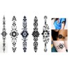 Joni5 Temporary Bracelet Tattoos Leg Tattoos Arm Tattoos 5 Sheets