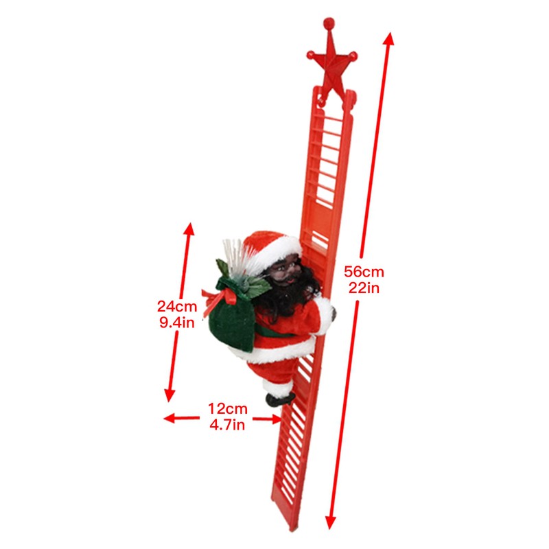 Electric Ladder Toys Climbing Ladder Santa Home Decoration