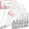 EDELHAUS Premium Icing Bags Set of 2 (17 Pieces) -