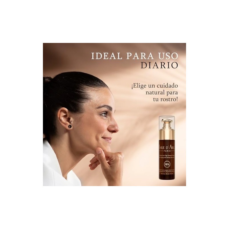 MARIE D' ARGAN Sérum Facial Tensor Antiedad 30ml, Efecto Lifting,